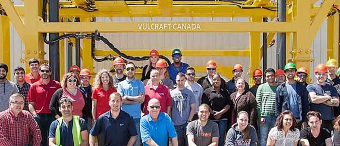 Logotipo de Vulcraft Sales Corporation – Empresa líder en venta de equipos industriales